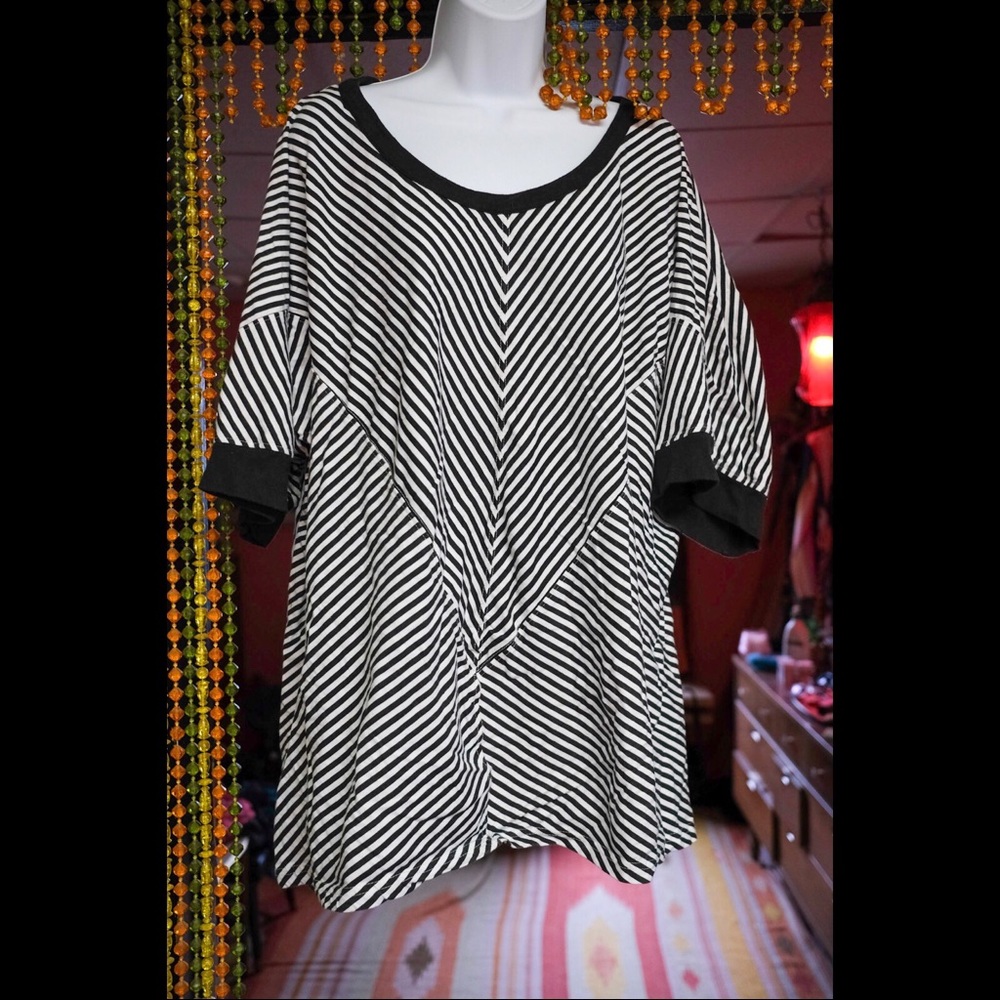 Vintage Anthony Richards striped t shirt